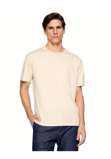 t-shirt dondup uomo US361 JF0358U in jersey beige pe25 DONDUP | T-shirt | US361JF0358U PTD010